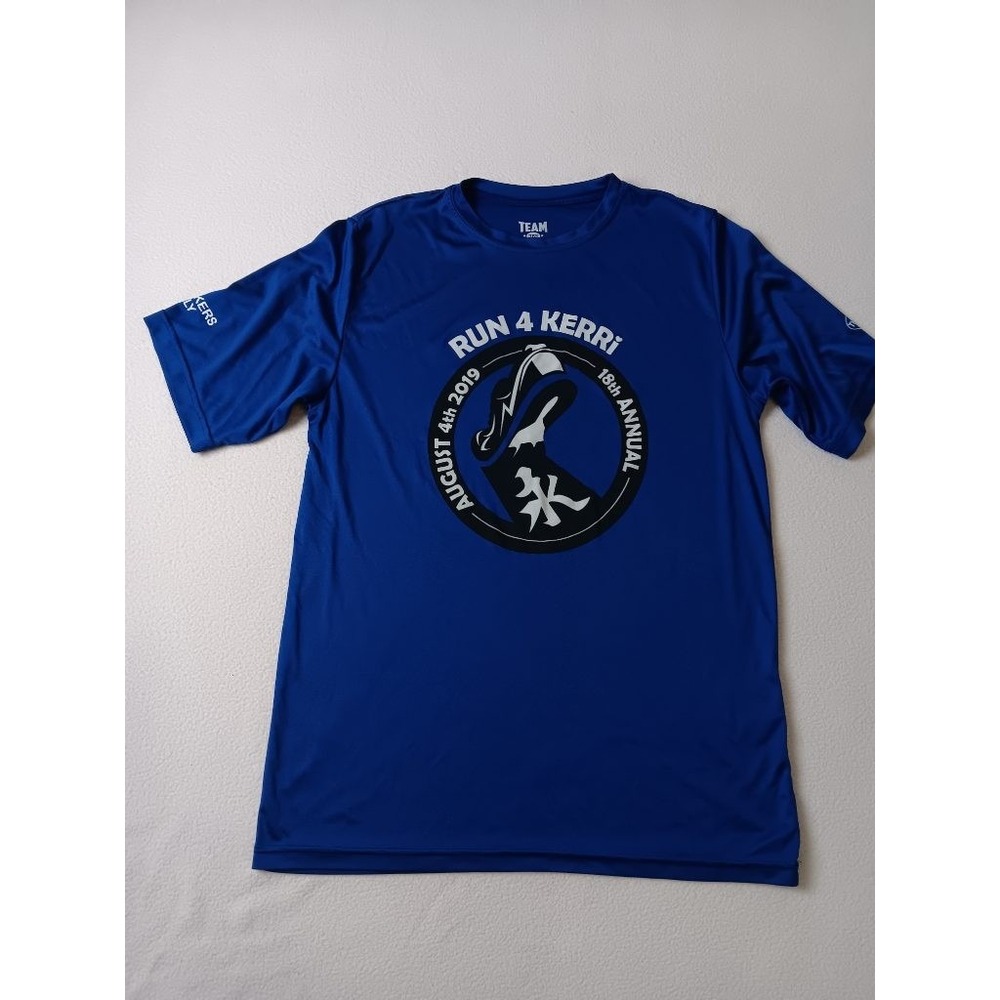 Team 365 Run 4 Kerri Blue Athletic Shirt Mens S 2019 Ichiban Karate Short Sleeve